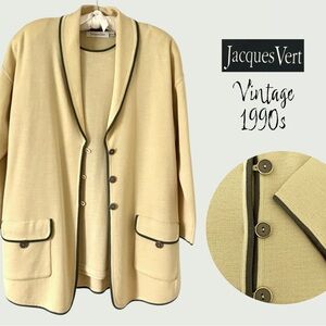 vintage 90s NWT Jacques Vert wool blend cardigan set size 1 S/M